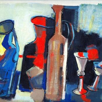 Painting titled "nature morte" by Philippe Papon, Original Artwork