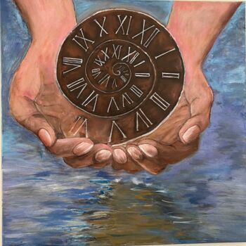 Pintura titulada "Give Time" por Pardo Y Cobo, Obra de arte original, Oleo Montado en Bastidor de camilla de madera