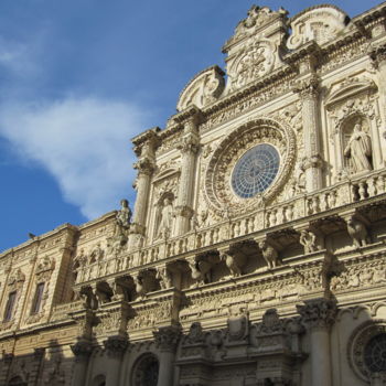 Photographie intitulée "Cathedral of Lecce,…" par Yann Delpech, Œuvre d'art originale, Photographie numérique