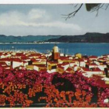 Pintura titulada "Saint Tropez ( Pano…" por Rodolphe Parisotto, Obra de arte original, Oleo