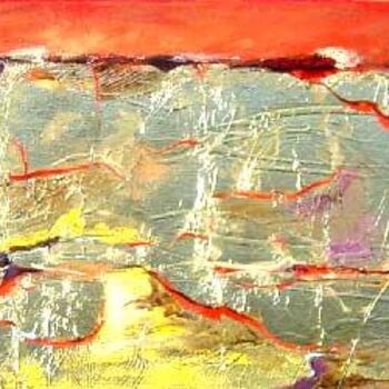 Painting titled ""Desert"" by Elena Paroucheva, Original Artwork, Oil
