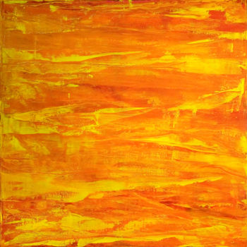 Pintura titulada "Abendsonne / Sunset…" por Stephan Reichmann, Obra de arte original, Oleo