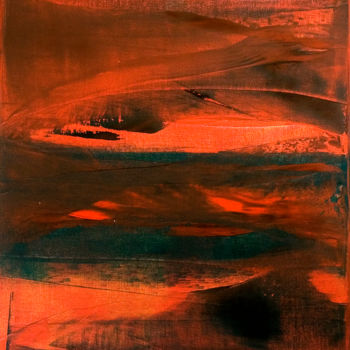 Peinture intitulée "Die Erde brennt / I…" par Stephan Reichmann, Œuvre d'art originale, Huile