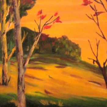 Painting titled "Landscape" by Parul Arya, Original Artwork