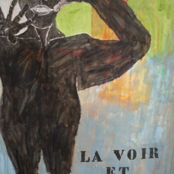 Malarstwo zatytułowany „La voir et libre” autorstwa Pasa, Oryginalna praca, Olej