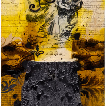 Collages titled "poeme.jpg" by Pascal Bouchet-Spiegel, Original Artwork