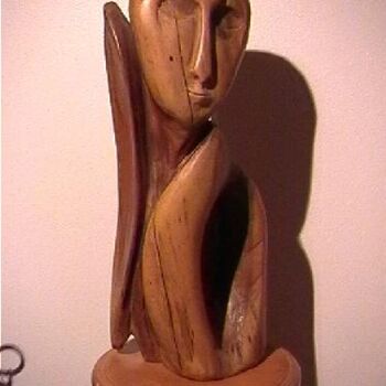 Sculpture titled "femme autre angle" by Pascal Brunette, Original Artwork
