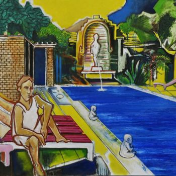 Pittura intitolato "Phuket" da Pascal Buffard, Opera d'arte originale, Olio