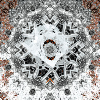 Digital Arts με τίτλο "Destruction carrée" από Pascal Caperon, Αυθεντικά έργα τέχνης