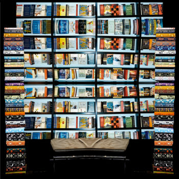 Digital Arts titled "Book square" by Pascal Caperon, Original Artwork