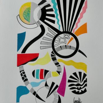 Dessin intitulée "20 114" par Pascal Cavalli, Œuvre d'art originale, Acrylique