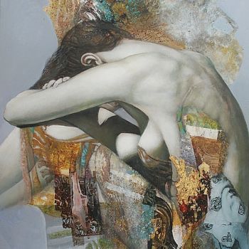 Malarstwo zatytułowany „reverie” autorstwa Pascal Dugourd, Oryginalna praca, Inny