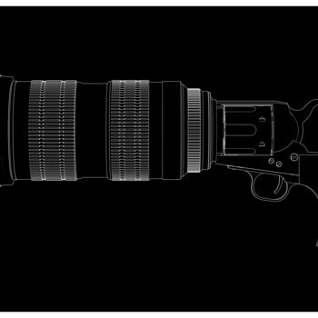 "shootMe" başlıklı Baskıresim Pascal Engelhardt tarafından, Orijinal sanat, Dijital baskı