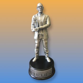 Sculpture titled "The Burkies Award t…" by Pascal Engelhardt, Original Artwork, Resin
