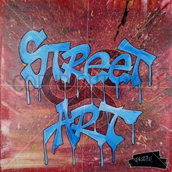 Malerei mit dem Titel "Graff "Street-Art"" von Pascal Kowalewski (PK29), Original-Kunstwerk, Acryl Auf Keilrahmen aus Holz m…