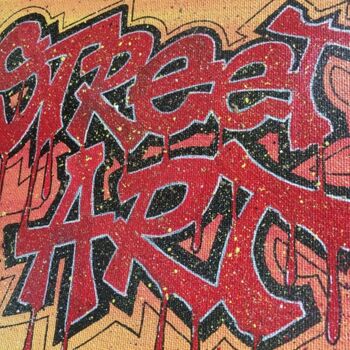 Malerei mit dem Titel "Graffiti Street-Art" von Pascal Kowalewski (PK29), Original-Kunstwerk, Acryl Auf Karton montiert