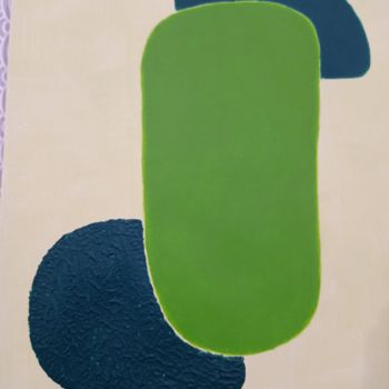 Peinture intitulée "Vert" par Pascal Lavoquet, Œuvre d'art originale, Acrylique