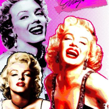 Digital Arts titled "Marylin" by Pascal Lenoble, Original Artwork, Digital Painting