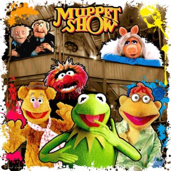 Grafika cyfrowa / sztuka generowana cyfrowo zatytułowany „Muppet Show” autorstwa Pascal Lenoble, Oryginalna praca