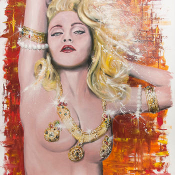 绘画 标题为“Madonna” 由Pascal Lenoble, 原创艺术品, 油