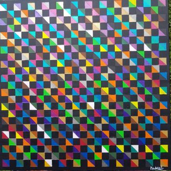 Painting titled "Multitude couleurs" by Pascal, Original Artwork