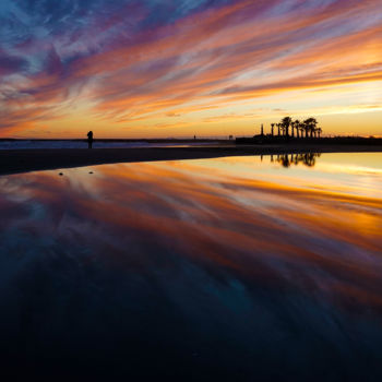 Photographie intitulée "Lumière de Camargue…" par Pascal Moreau, Œuvre d'art originale, Photographie numérique