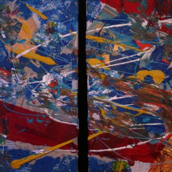 Malerei mit dem Titel "quadri'p" von Pascal Piguel, Original-Kunstwerk, Acryl