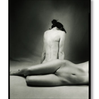 Фотография под названием "Ecritures nues 8" - Pascal Rougier, Подлинное произведение искусства, Пленочная фотография