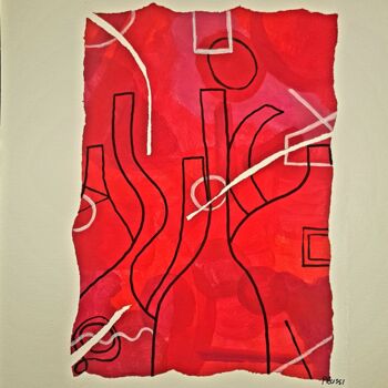 Painting titled "7. Addiction-Déchir…" by Pascal Russi (PRussi), Original Artwork, Acrylic