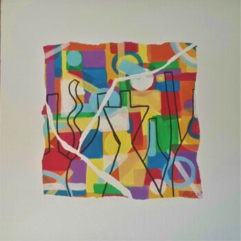 Painting titled "23 Addiction- Déchi…" by Pascal Russi (PRussi), Original Artwork, Acrylic