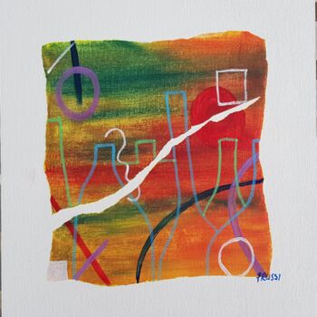 Peinture intitulée "12-Addiction- Déchi…" par Pascal Russi (PRussi), Œuvre d'art originale, Acrylique