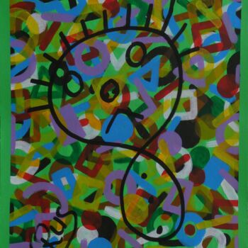 Painting titled "4. Virus 2020 et ap…" by Pascal Russi (PRussi), Original Artwork, Acrylic