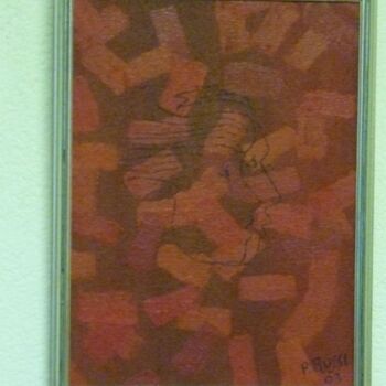 Peinture intitulée "Concerto rouges pou…" par Pascal Russi (PRussi), Œuvre d'art originale, Huile