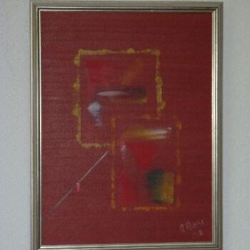 Painting titled "Sans titre" by Pascal Russi (PRussi), Original Artwork, Oil