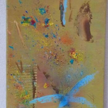 Painting titled "La treille" by Pascal Russi (PRussi), Original Artwork, Oil