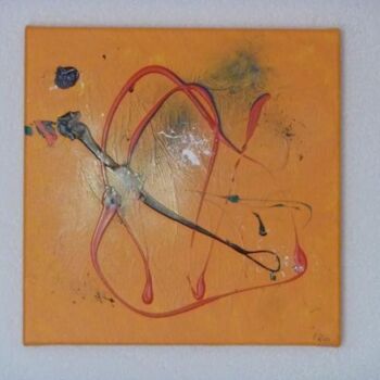 Painting titled "Ca papillonne..." by Pascal Russi (PRussi), Original Artwork, Oil