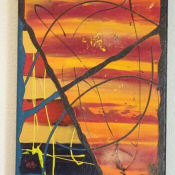 Painting titled "Recomposée" by Pascal Russi (PRussi), Original Artwork, Oil