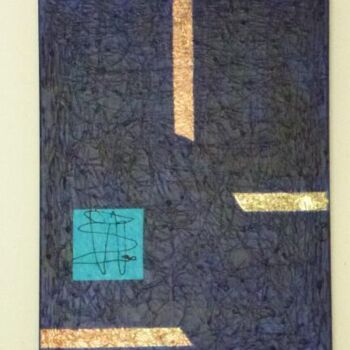 Peinture intitulée "La turquoise" par Pascal Russi (PRussi), Œuvre d'art originale, Huile