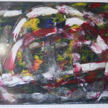 Painting titled "La Syrie - Le cercl…" by Pascal Russi (PRussi), Original Artwork, Oil