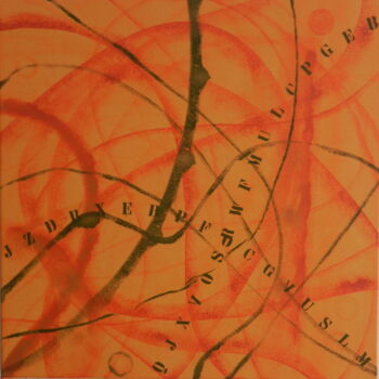 Pintura intitulada "Un murmure de tendr…" por Pascal Russi (PRussi), Obras de arte originais