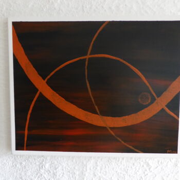 Картина под названием "Abstraite 1" - Pascal Russi (PRussi), Подлинное произведение искусства, Масло