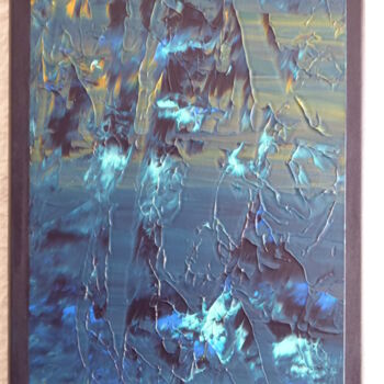 Peinture intitulée "Série bleus-Bleus 1…" par Pascal Russi (PRussi), Œuvre d'art originale, Acrylique
