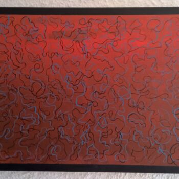 Painting titled "10.Les fantaisies e…" by Pascal Russi (PRussi), Original Artwork, Acrylic