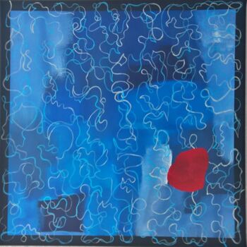 Painting titled "46 les fantaisies e…" by Pascal Russi (PRussi), Original Artwork, Acrylic