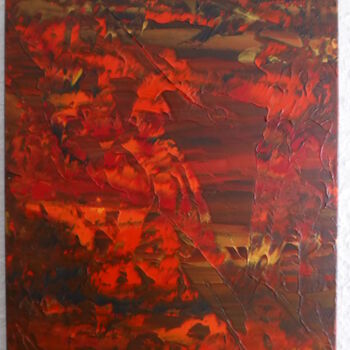 Peinture intitulée "RED 2016" par Pascal Russi (PRussi), Œuvre d'art originale, Acrylique