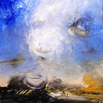 Pintura intitulada "Après le soleil" por Pascal Thomas, Obras de arte originais, Acrílico
