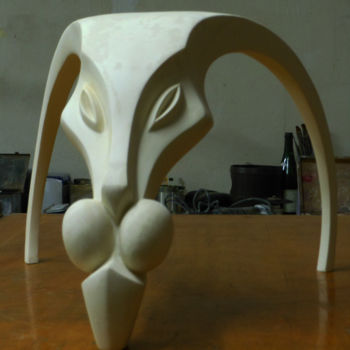 「pantera」というタイトルの彫刻 Pascal Alonzoによって, オリジナルのアートワーク, 樹脂