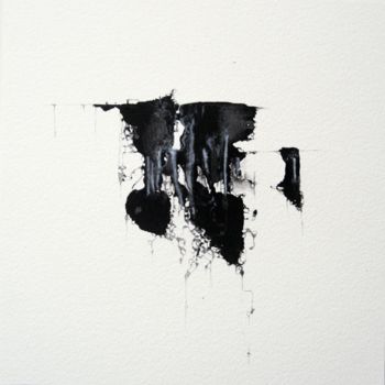 Рисунок под названием "jour 42 - 08.12.2011" - Pascale Aurignac, Подлинное произведение искусства, Графит