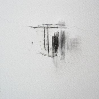 Drawing titled "jour 79 - 14.01.2012" by Pascale Aurignac, Original Artwork, Graphite