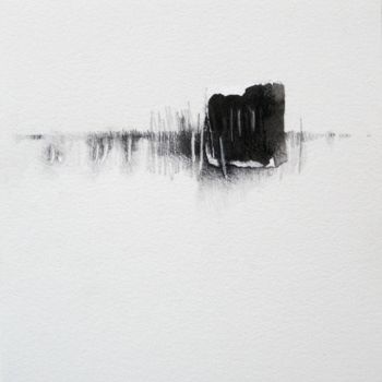 Dessin intitulée "jour 85 - 20.01.2012" par Pascale Aurignac, Œuvre d'art originale, Graphite